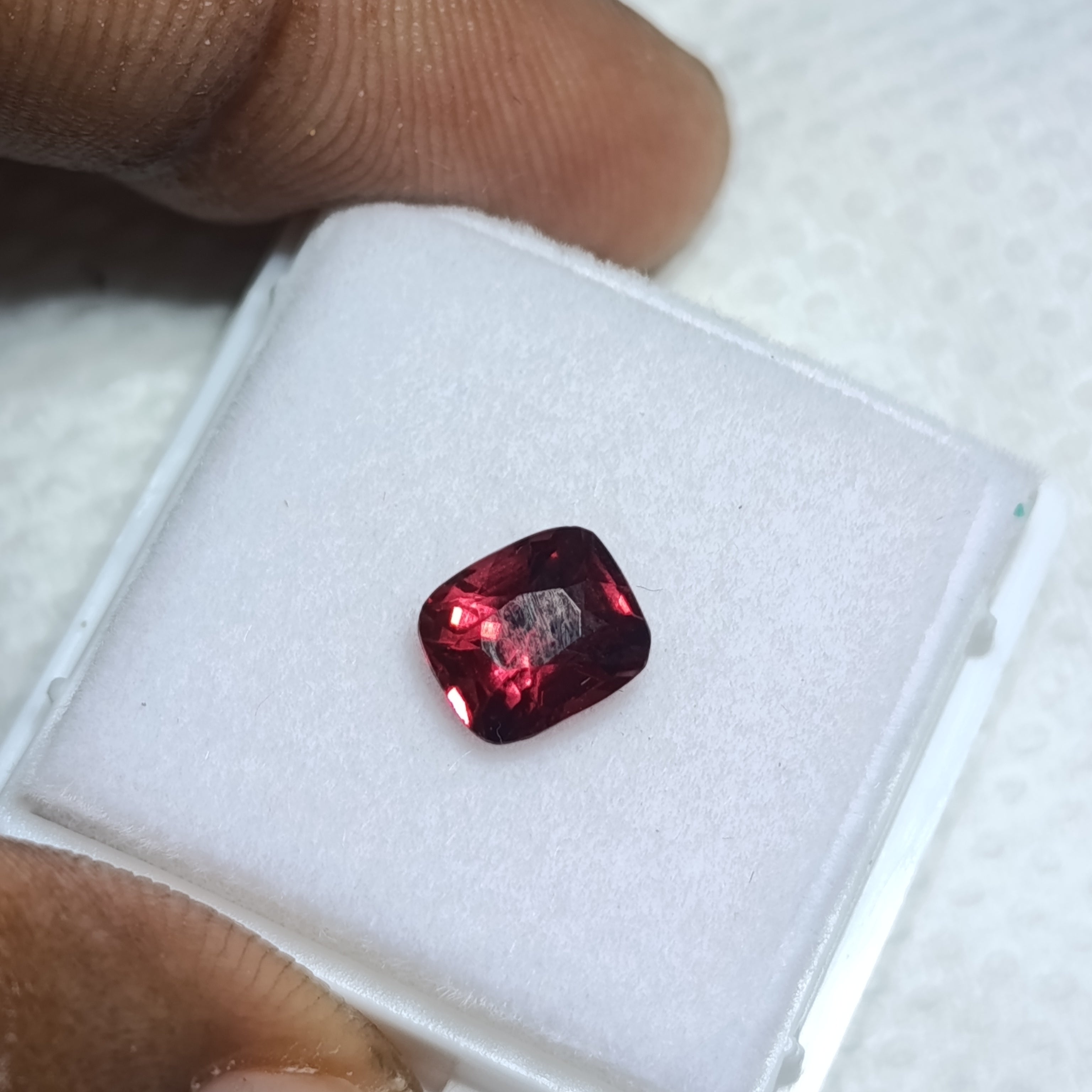 Natural Garnet – 1.30 ct | Deep Red | Certified Ceylon Gem