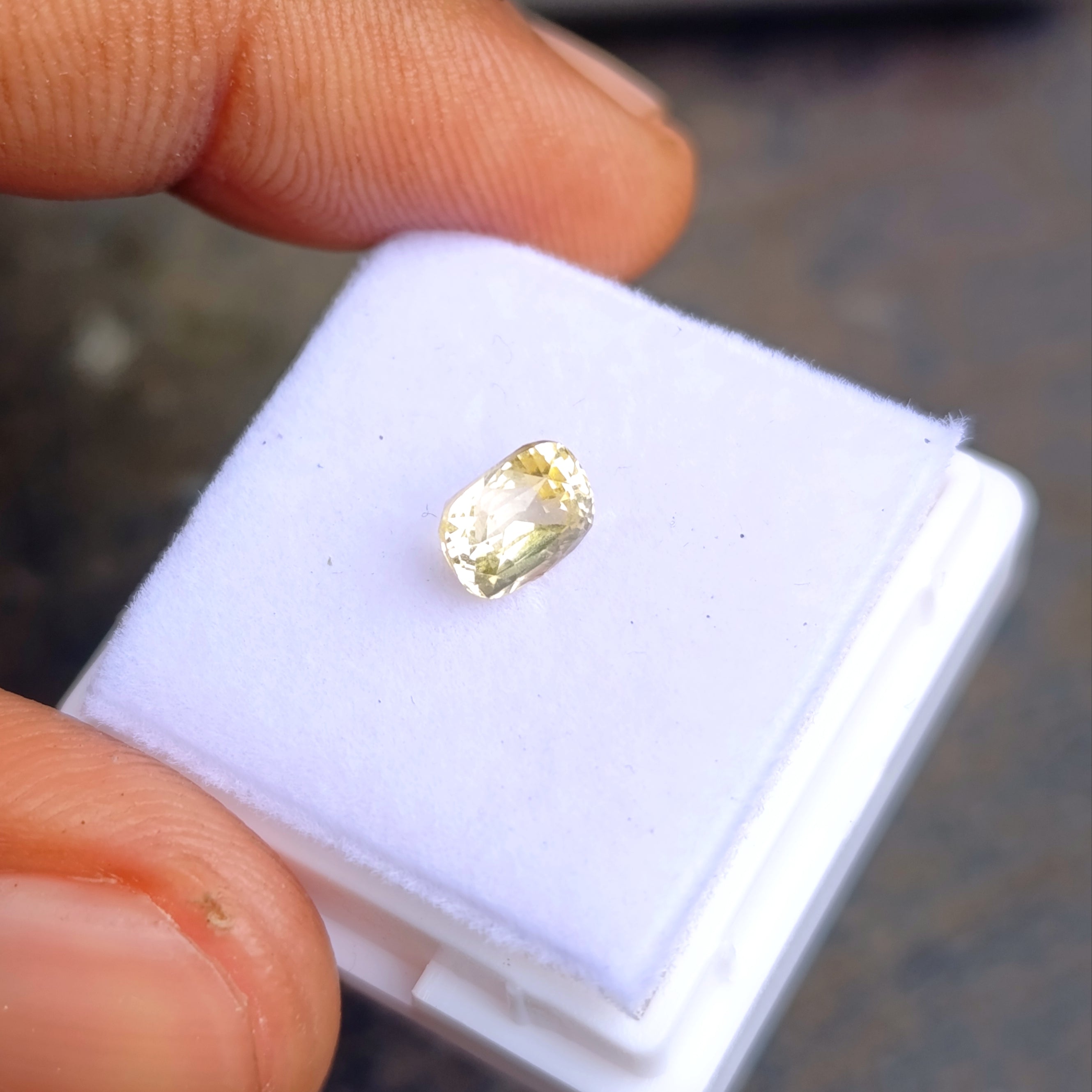 Natural Yellow Sapphire – 1.15 ct | Cushion Mixed Cut | Unheated | Certified Ceylon Gem