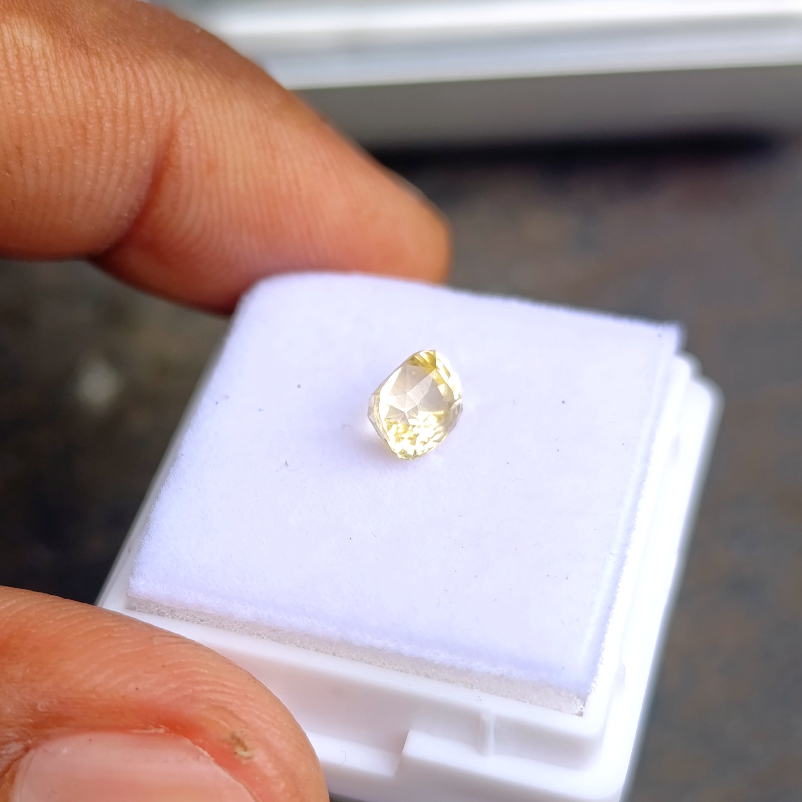 Natural Yellow Sapphire – 1.15 ct | Cushion Mixed Cut | Unheated | Certified Ceylon Gem