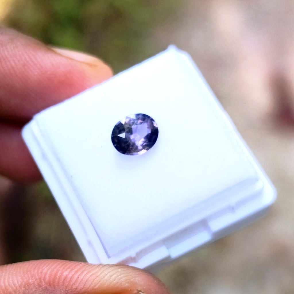 Natural Violet Spinel – 1.02 ct | Oval Mixed Cut | Certified Ceylon Gem