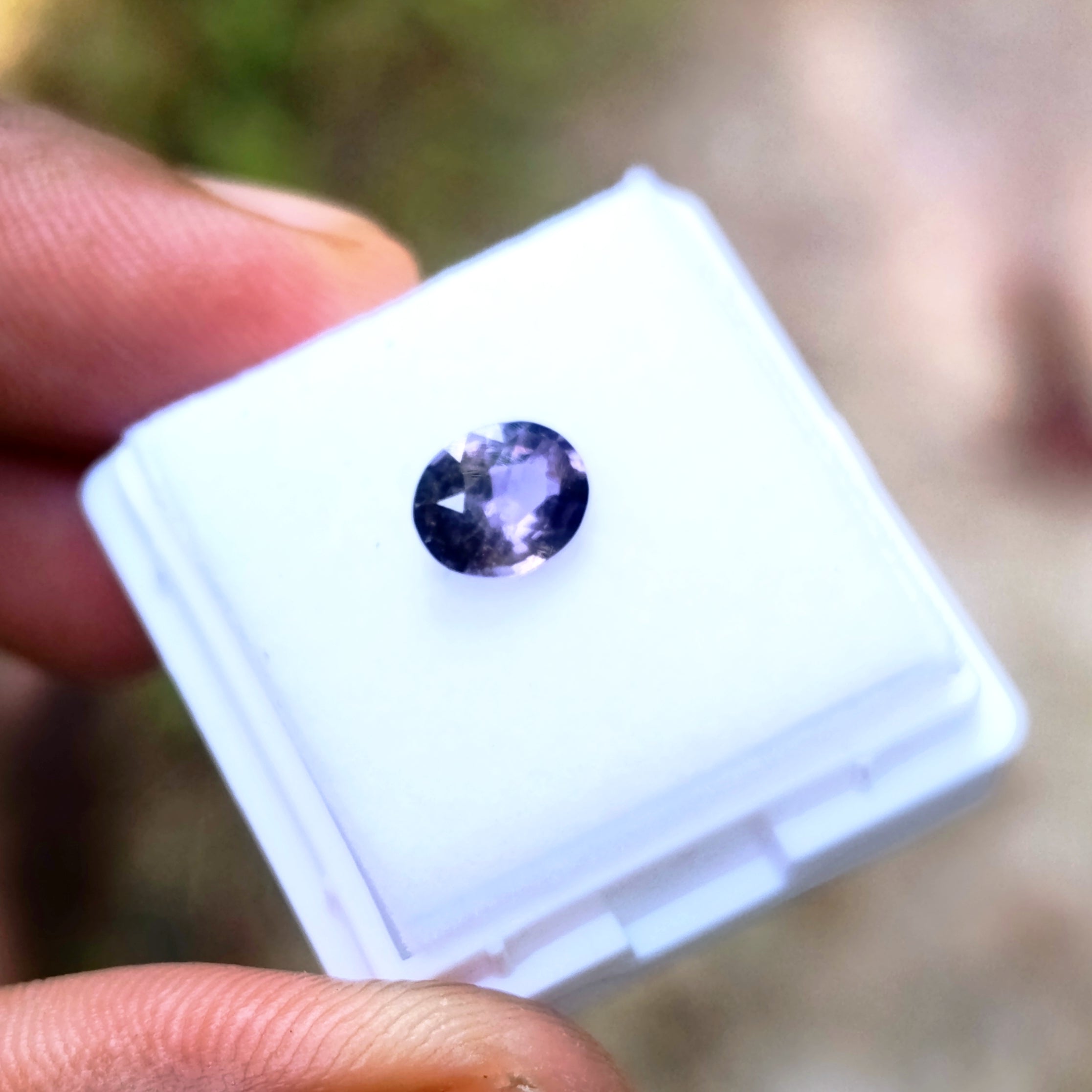 Natural Violet Spinel – 1.02 ct | Oval Mixed Cut | Certified Ceylon Gem