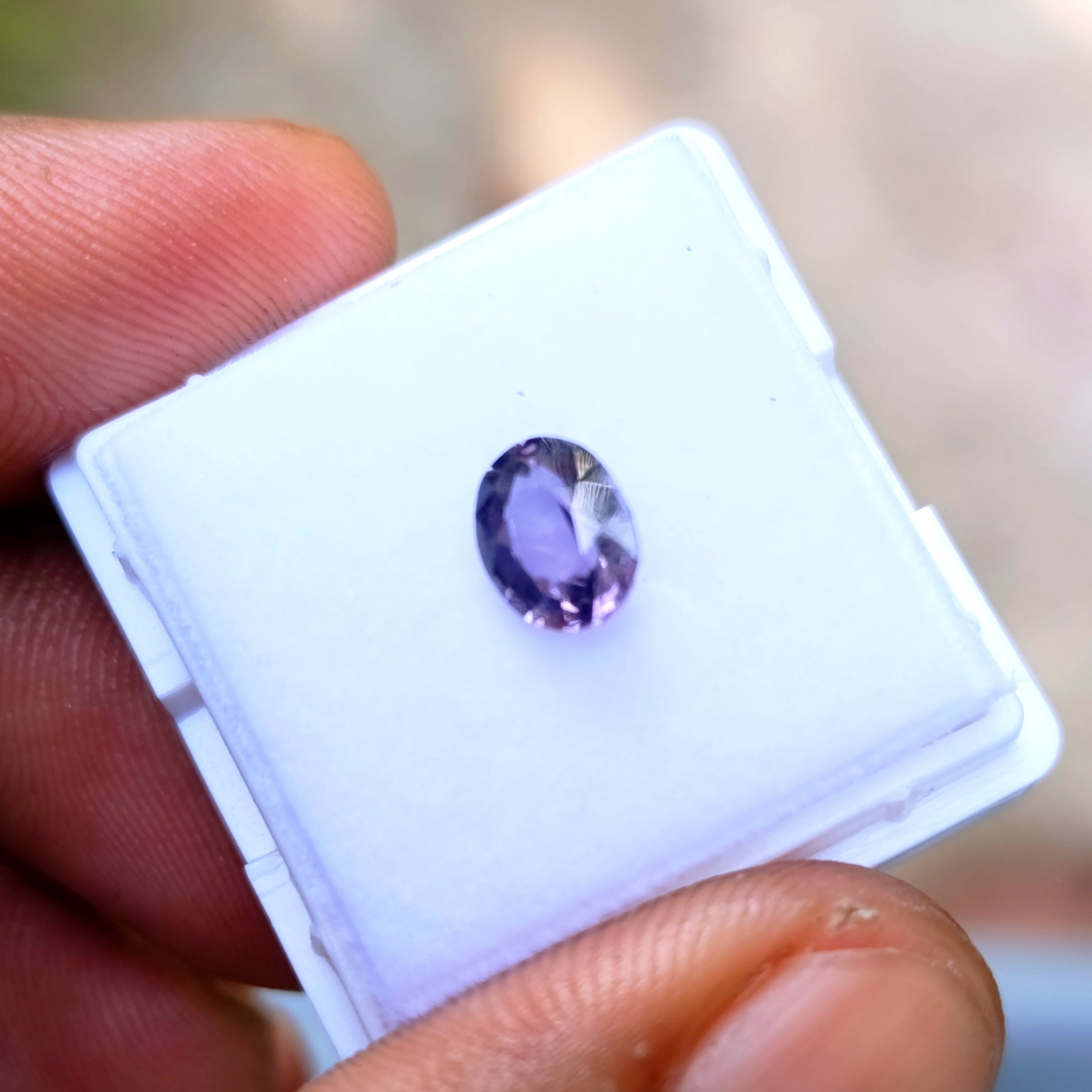 Natural Violet Spinel – 1.02 ct | Oval Mixed Cut | Certified Ceylon Gem